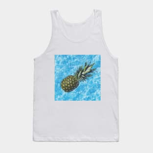 Summer Pineapple Float Tank Top